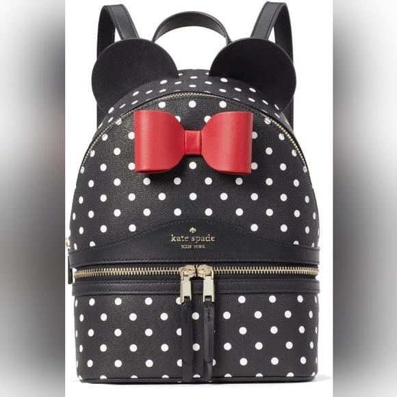 NWT Kate Spade x Disney Minnie Mouse Dome Backpack - Picture 1 of 10